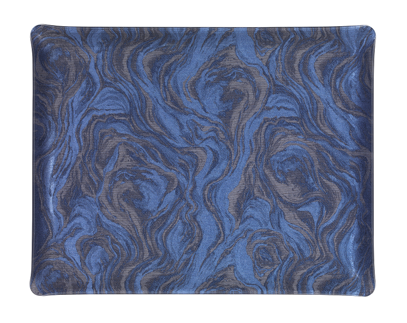 Plateau Acrylique Brasero Bleu