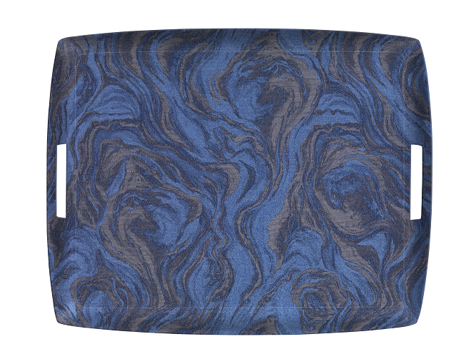 Plateau Acrylique Brasero Bleu