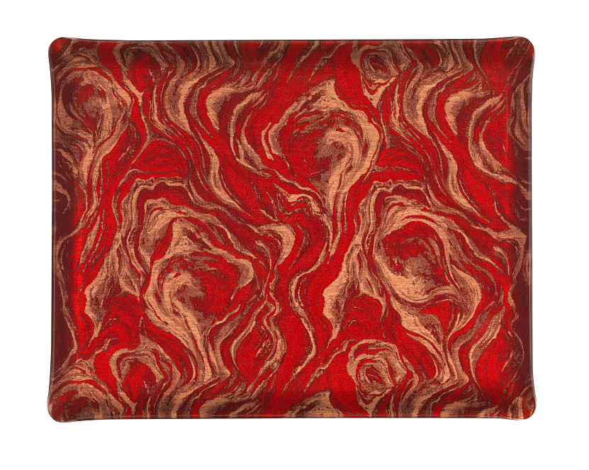 Plateau Acrylique Brasero Rouge