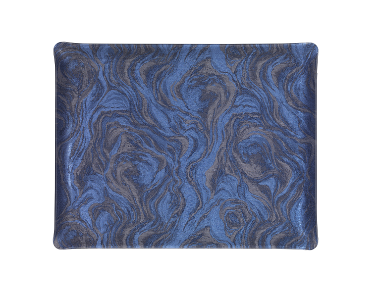Plateau Acrylique Brasero Bleu