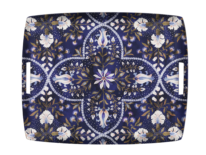 Plateau Acrylique Eden Bleu Nuit