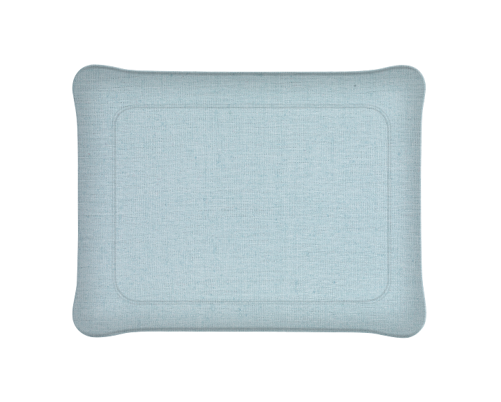 Plateau Acrylique Lin Lavé Bleu Gris