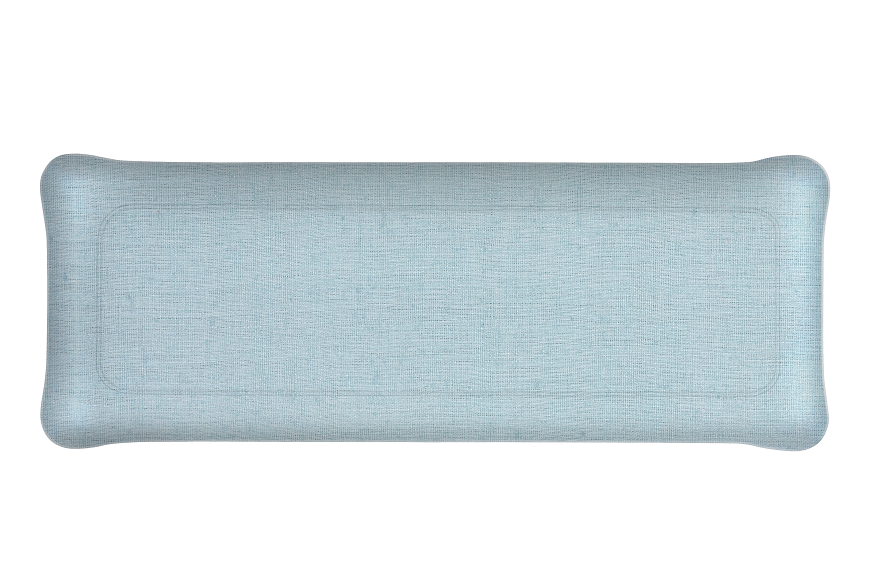 Plateau Acrylique Lin Lavé Bleu Gris