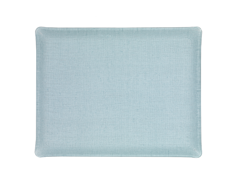 Plateau Acrylique Lin Lavé Bleu Gris