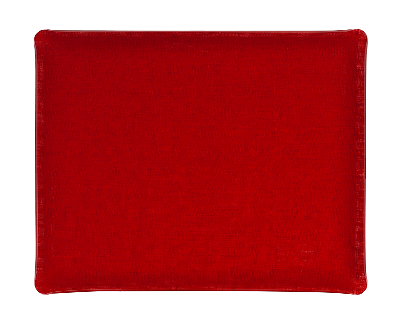 Plateau Acrylique Lin Lavé Bordeau