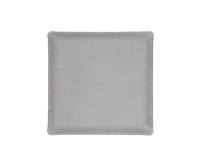 Plateau Acrylique Lin Lavé Gris Souris