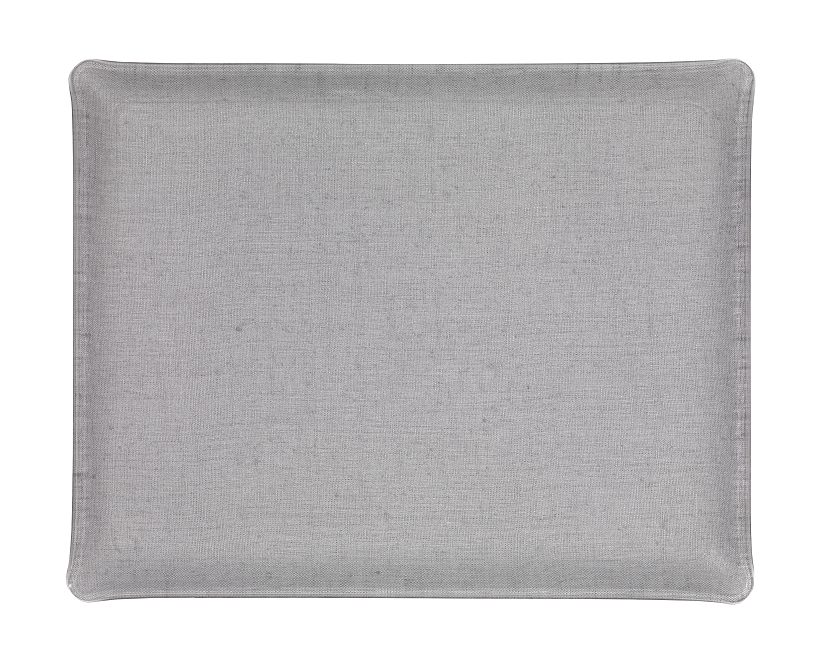 Plateau Acrylique Lin Lavé Gris Souris