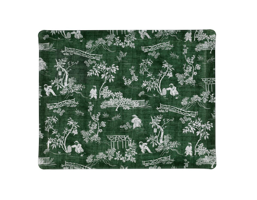 Plateau Acrylique Nagano Vert Argent