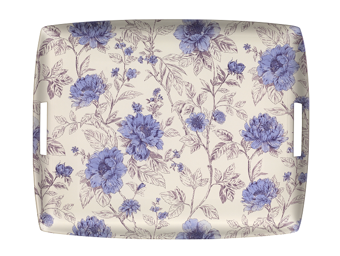Plateau Acrylique Peonia Mauve
