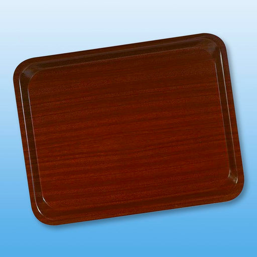 Platex Plateau Stratifié Papillon Kenya Ivoire 41x29cm - Fabrication Française Effet Bois