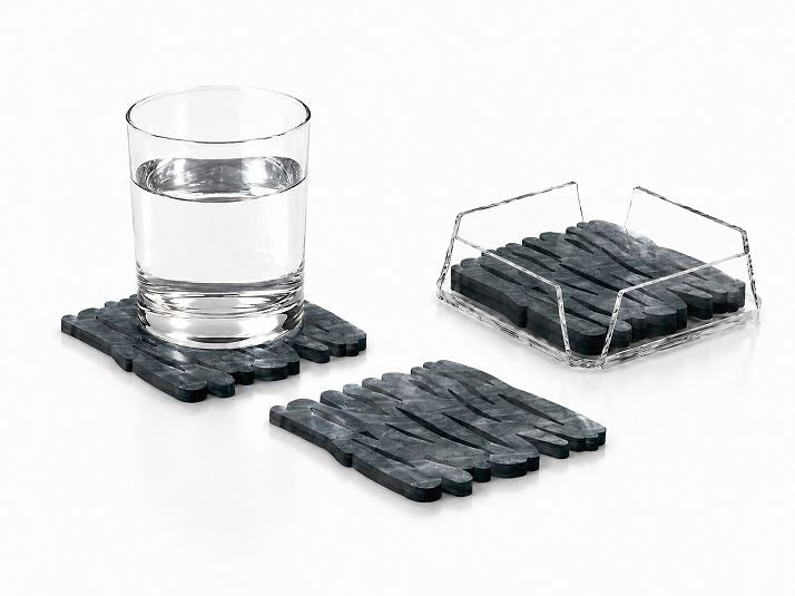 Sous-Verres Old Onyx - Lot de 4