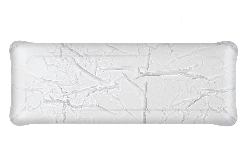 Frosted acrylic tray