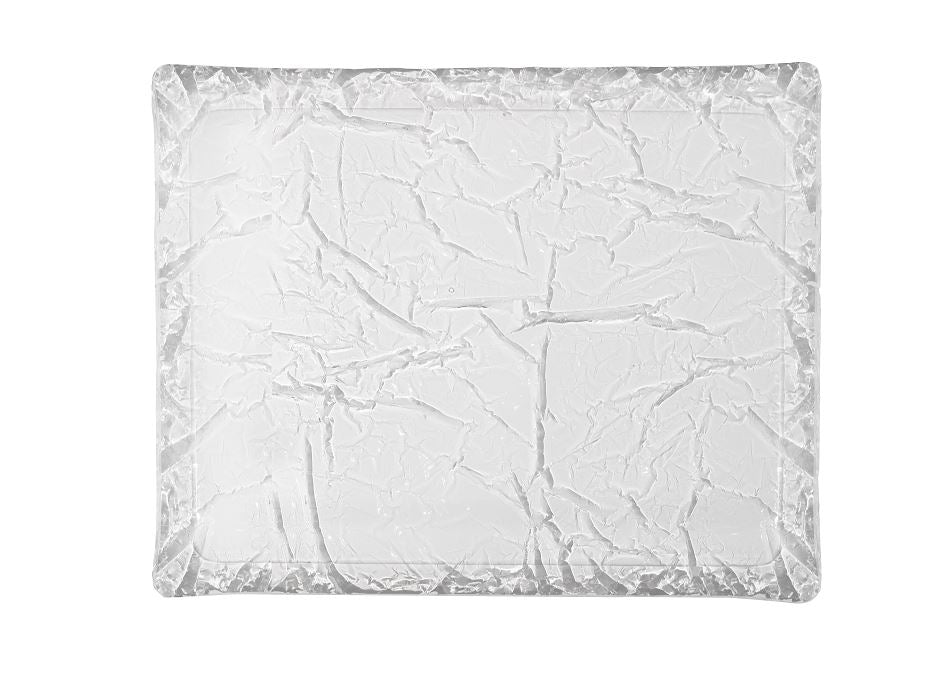 Frosted acrylic tray