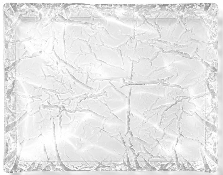 Plateau Acrylique Givré