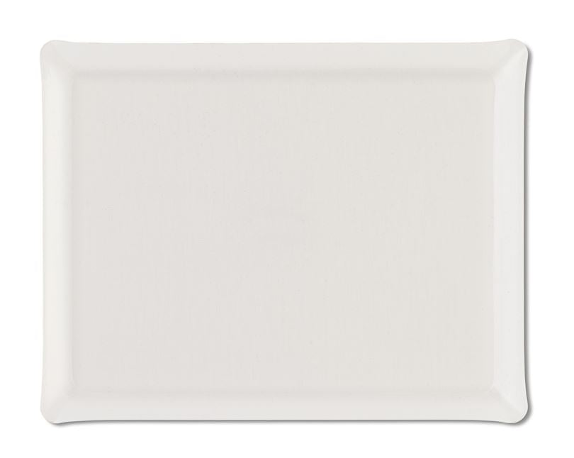 White linen acrylic tray
