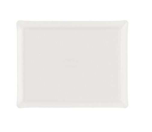 White linen acrylic tray