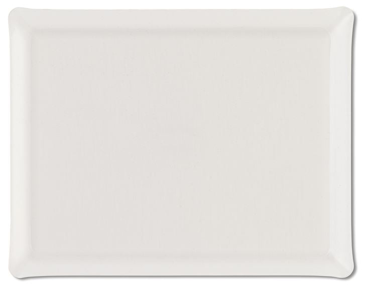 White linen acrylic tray