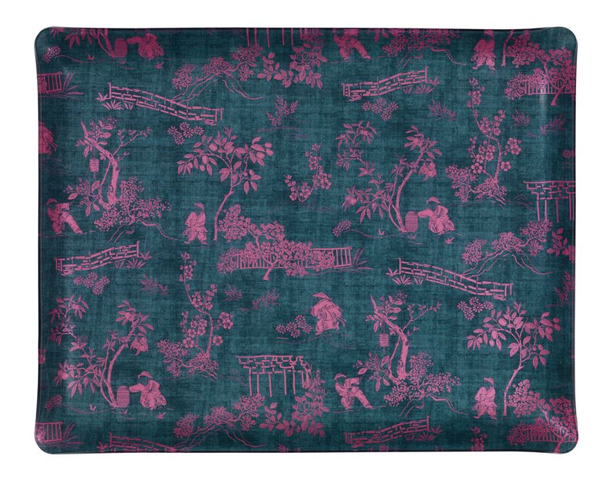 Plateau Acrylique Nagano Bleu Rose