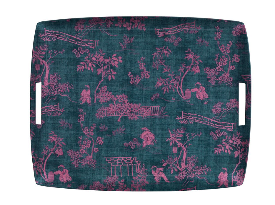 Plateau Acrylique Nagano Bleu Rose