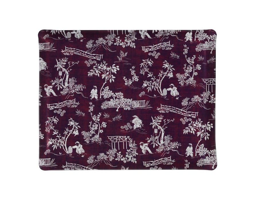 Plateau Acrylique Nagano Violet Argent