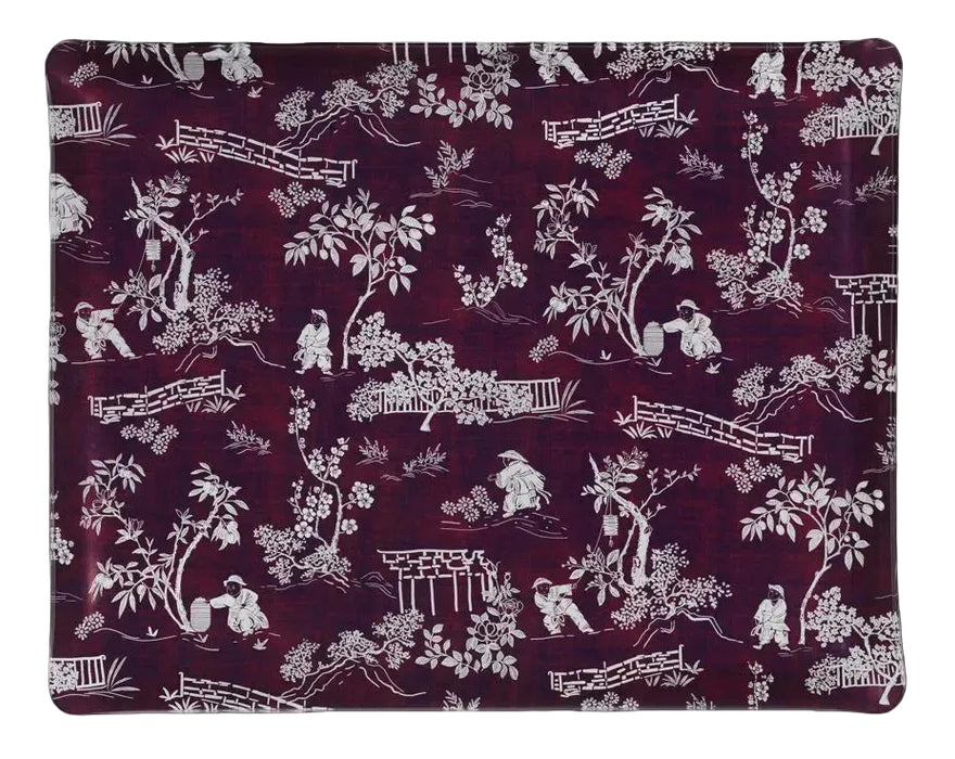 Plateau Acrylique Nagano Violet Argent