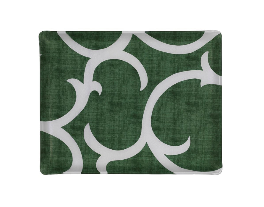 Plateau Acrylique New Churchill Vert Argent