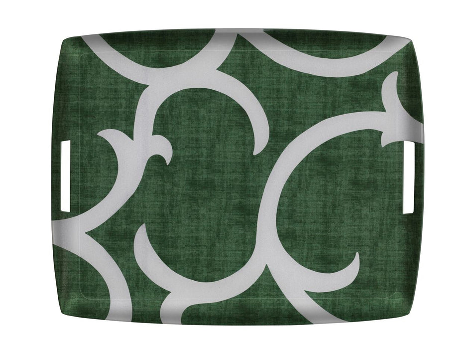 Plateau Acrylique New Churchill Vert Argent