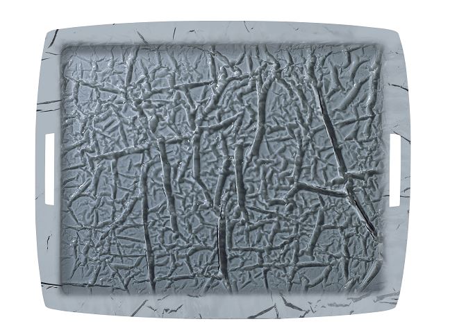 Black pearl frosted acrylic tray