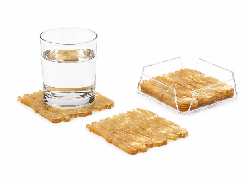 Sous-Verres Old Gold - Lot de 4