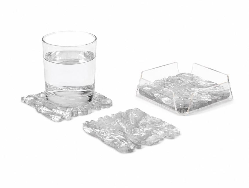 Sous-Verres Old Silver - Lot de 4