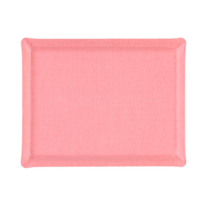 Rose linen acrylic tray