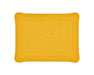 Yellow linen acrylic tray