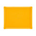 Yellow linen acrylic tray