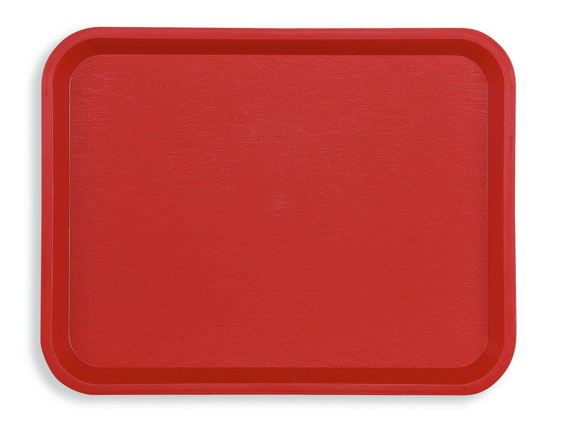 Plateau couleur rouge