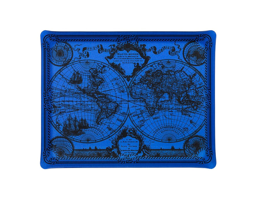Blue explorer acrylic tray