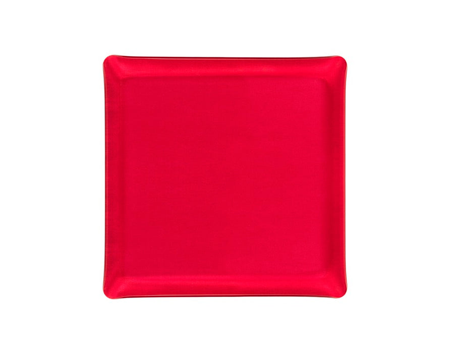 Red secret acrylic tray