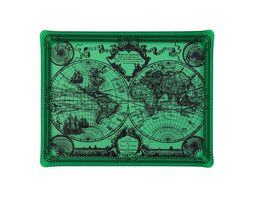 Green explorer acrylic tray